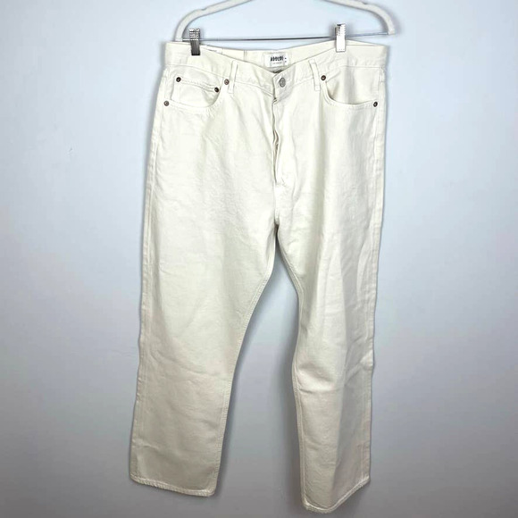 AGOLDE 90's Pinch Waist High Rise Straight Jean in Drum NEW - Picture 5 of 7